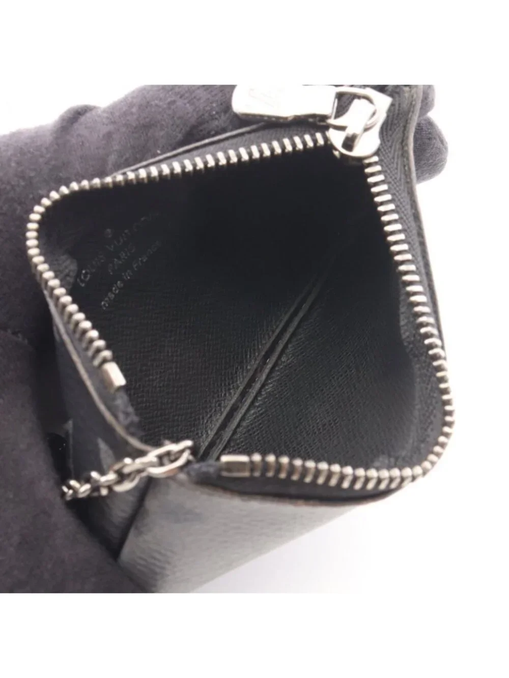 Louis Vuitton Coin Case Pochette Cles Monogram Eclipse Reverse with